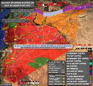 Military Situation In Syria On July 15, 2023 (Map Update)