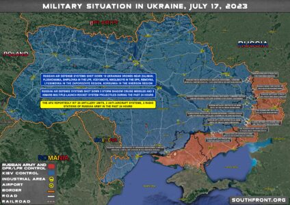 Military Situation In Ukraine On July 17, 2023 (Map Update)