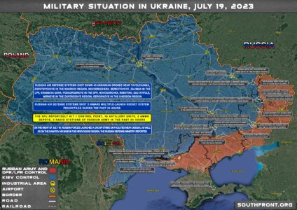 Military Situation In Ukraine On July 19, 2023 (Map Update)