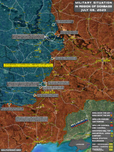 Military Situation In Donbass On July 8, 2023 (Map Update)