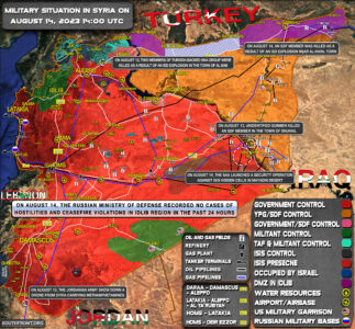 Military Situation In Syria On August 14, 2023 (Map Update)