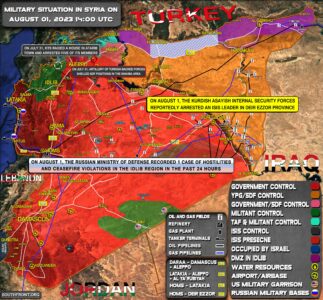 Military Situation In Syria On August 1, 2023 (Map Update)