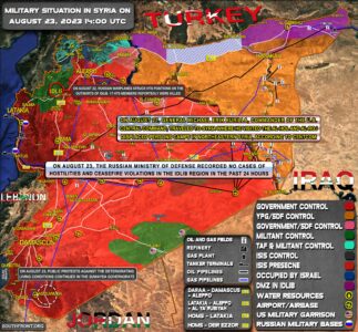 Military Situation In Syria On August 23, 2023 (Map Update)