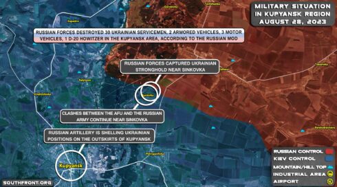 Military Situation On Kupyansk Frontlines On August 28, 2023 (Map Update)