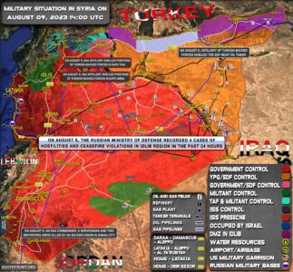 Military Situation In Syria On August 9, 2023 (Map Update)