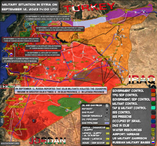 Military Situation In Syria On September 12, 2023 (Map Update)
