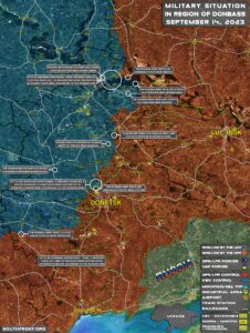 Military Situation Near Bakhmut, Donbass, On September 14, 2023 (Map Update)