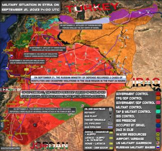 Military Situation In Syria On September 21, 2023 (Map Update)