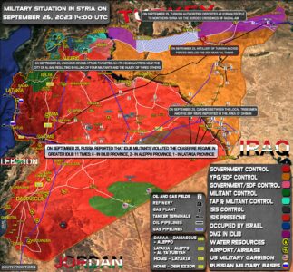 Military Situation In Syria On September 25, 2023 (Map Update)
