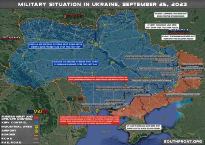 Military Situation In Ukraine On September 25, 2023 (Map Update)