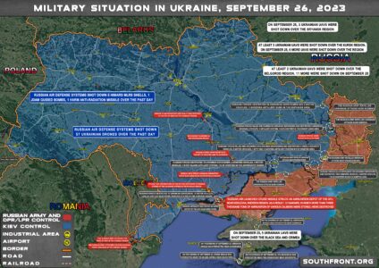 Military Situation In Ukraine On September 26, 2023 (Map Update)