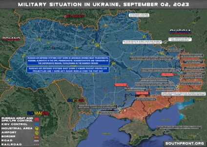 Military Situation In Ukraine On September 2, 2023 (Map Update)