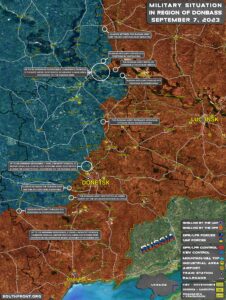 Military Situation In Donbass On September 7, 2023 (Map Update)