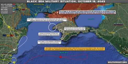 Military Situation In Black Sea Region On October 18, 2023 (Map Update)
