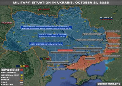 Military Situation On Ukrainian Frontlines On October 21, 2023 (Map Update)
