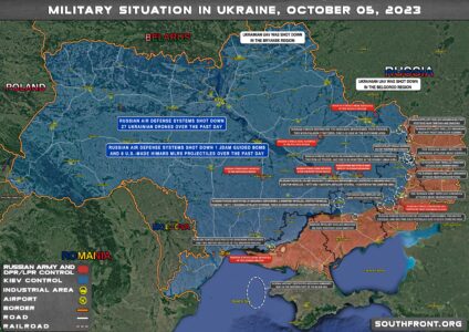 Military Situation In Ukraine On October 5, 2023 (Map Update)