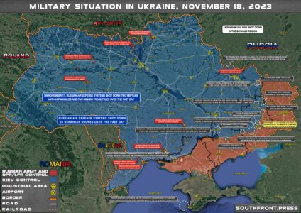 Military Situation In Ukraine On November 18, 2023 (Map Update)