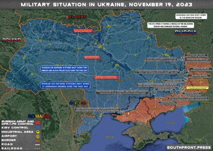 Military Situation In Ukraine On November 19, 2023 (Map Update)
