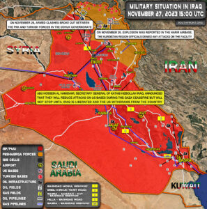 Military Situation In Iraq On November 27, 2023 (Map Update)
