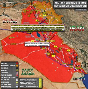 Military Situation In Iraq On November 28, 2023 (Map Update)