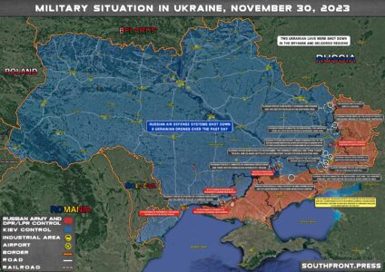 Military Situation In Ukraine On November 30, 2023 (Map Update)