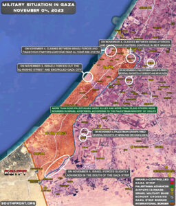 Military Situation In Gaza Strip On November 4, 2023 (Map Update)