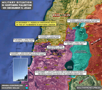 Military Situation In Palestine On December 11, 2023 (Map Update)