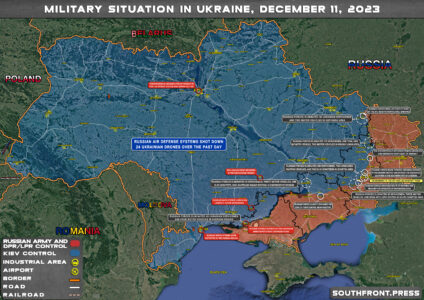 Military Situation in Ukraine On December 11, 2023 (Map Update)