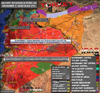 Military Situation In Syria On December 7, 2023 (Map Update)