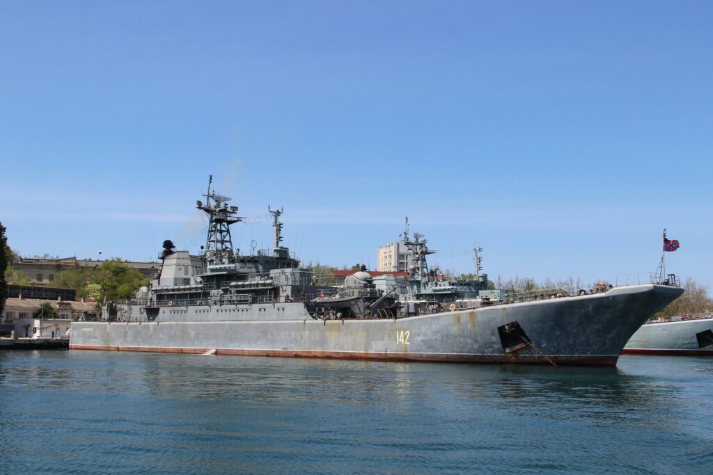 Russian Landing Ship Novocherkassk Damaged In Ukrainian Strike On Crimea