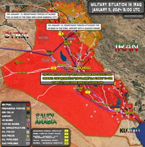 Military Situation In Iraq On January 11, 2024 (Map Update)