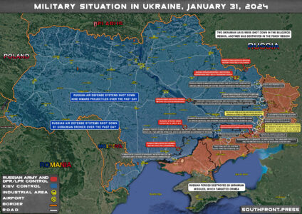 Military Situation In Ukraine On January 31, 2024 (Map Update)