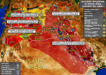 Military Situation In Syria And Iraq On January 6, 2023 (Map Update)