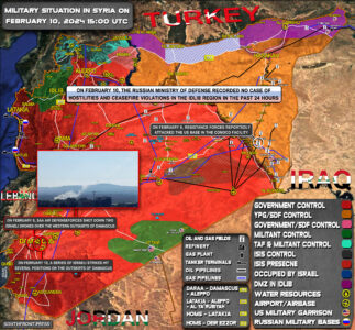 Military Situation In Syria On February 10, 2024 (Map Update)