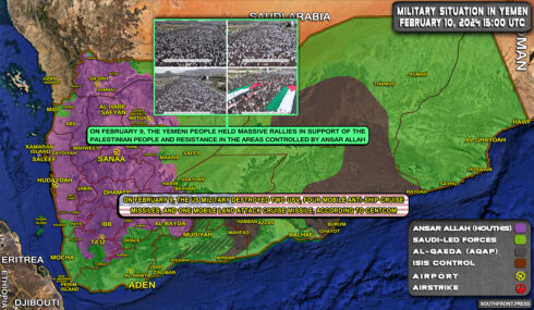 Military Situation In Yemen On February 10, 2024 (Map Update)