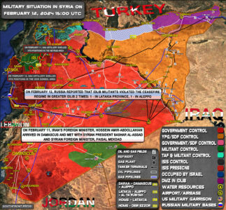 Military Situation In Syria On February 12, 2023 (Map Update)