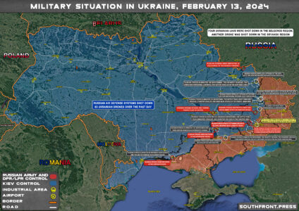 Military Situation On Ukrainian Frontlines On February 13, 2024 (Map Update)