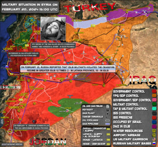 Military Situation In Syria On February 20, 2024 (Map Update)