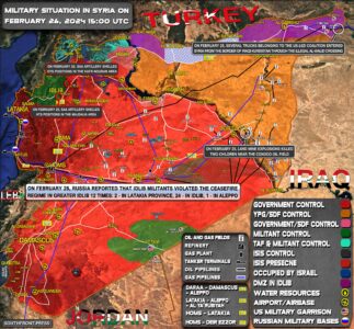Military Situation In Syria On February 26, 2024 (Map Update)