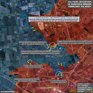 Russian Advance On Donbass Frontlines On February 7, 2024 (Map Update)
