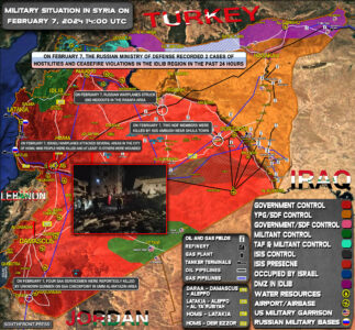 Military Situation In Syria On February 7, 2024 (Map Update)