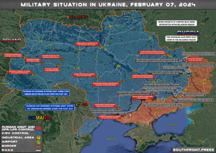 Military Situation In Ukraine On February 7, 2024 (Map Update)