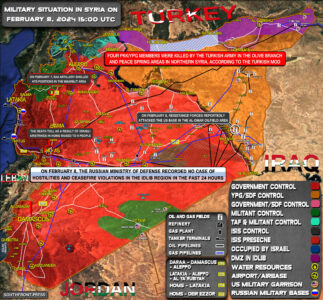 Military Situation In Syria On February 8, 2024 (Map Update)