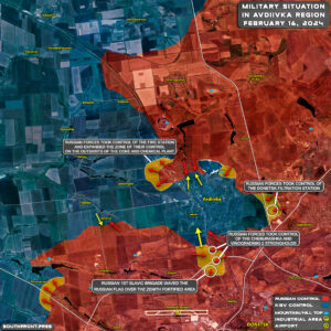Ukrainian Army Is Losing Avdiivka, DPR (Map Update On February 16, 2024 )