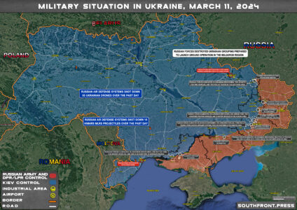 Military Situation On Ukrainian Frontlines On March 11, 2024 (Map Update)