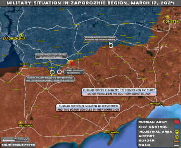 Military Situation On Ukrainian Frontlines On March 17, 2024 (Map Update)
