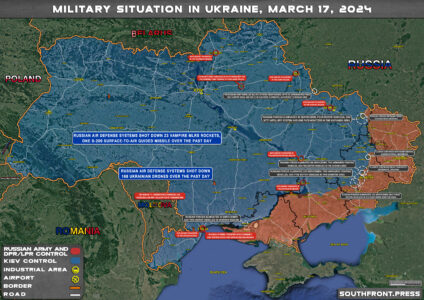 Military Situation On Ukrainian Frontlines On March 17, 2024 (Map Update)