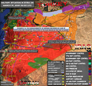 Military Situation In Syria On March 19, 2024 (Map Update)