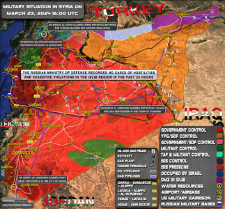 Military Situation In Syria On March 23, 2024 (Map Update)