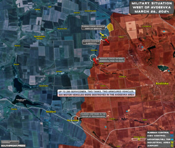 Russian Army Began Assault On Last Ukrainian Stronghold West Of Avdeevka